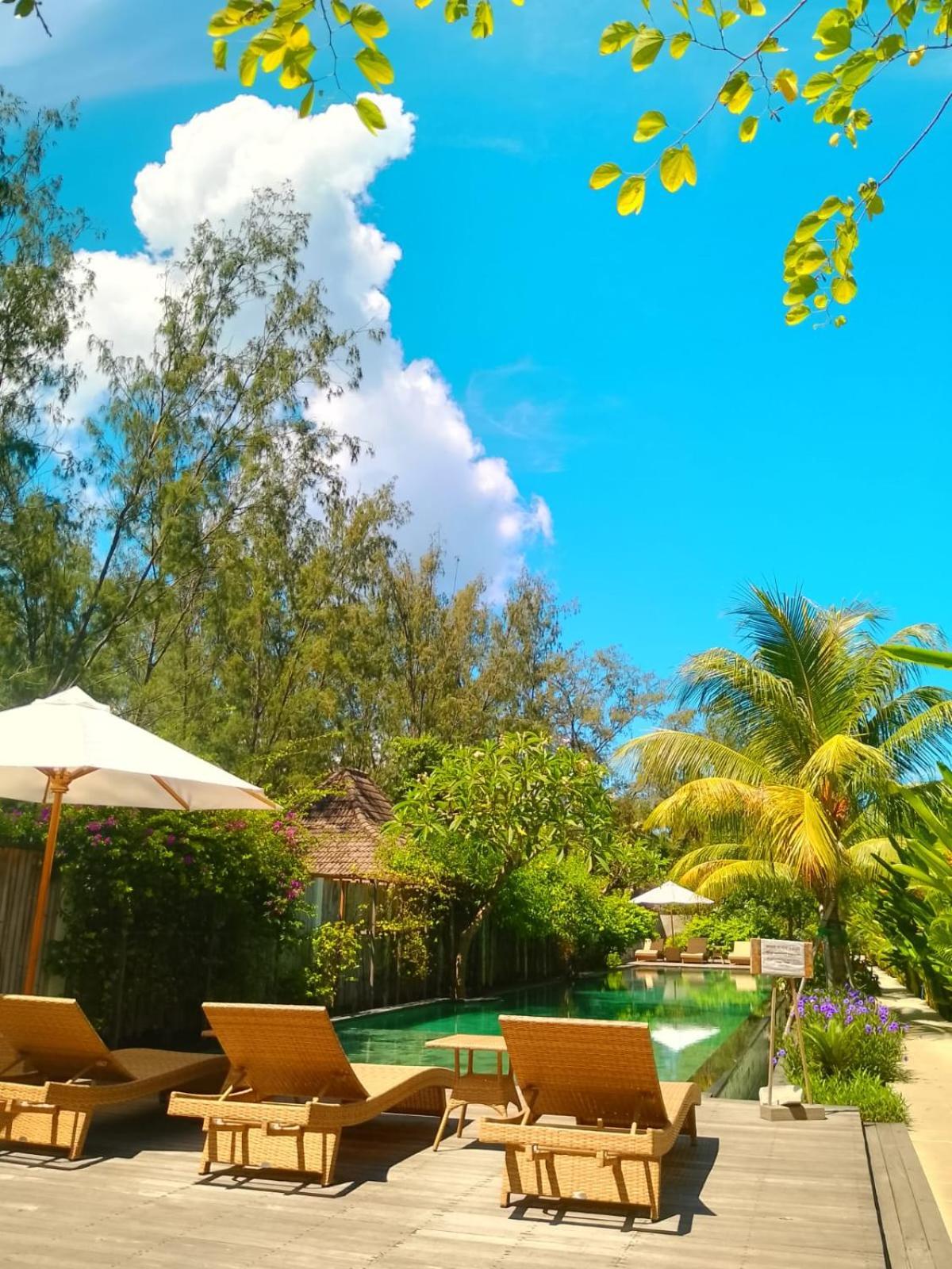 Villa Penyu Quần đảo Gili Ngoại thất bức ảnh